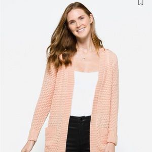 Vero Moda Ellia Textured Cardigan | Size L | Blush